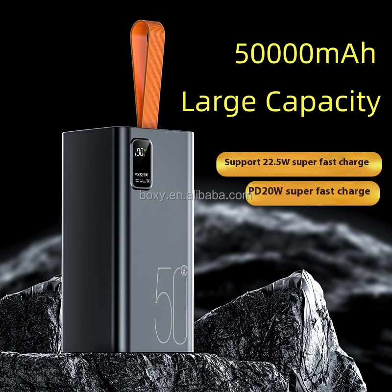 Latest 22.5W Kind C Tremendous Quick Charging Energy Financial institution with 50000mAh Capability and Digital Show, PD20W