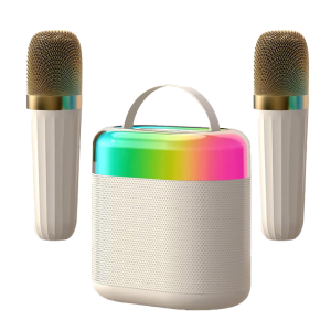 Fashionable Moveable Karaoke Speaker with Microphone and Bluetooth Performance