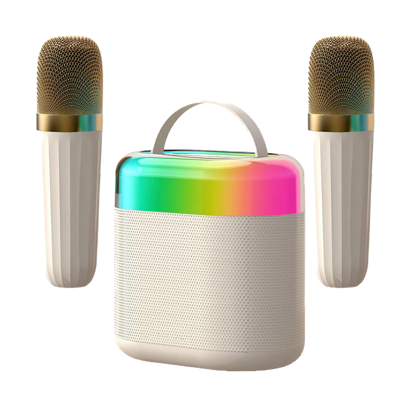 Fashionable Moveable Karaoke Speaker with Microphone and Bluetooth Performance